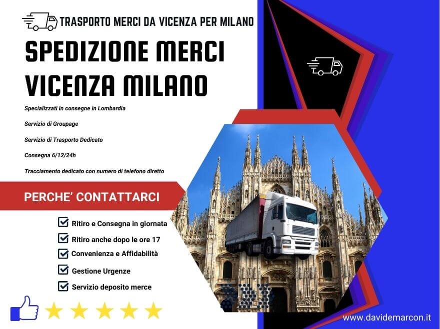 trasporto merci da e per vicenza milano davide marcon azienda di autotrasporti di vicenza specializzata