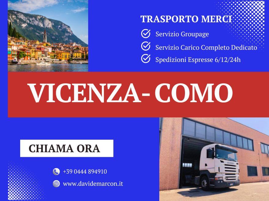 trasporto merci da e per vicenza como davide marcon azienda di autotrasporti a vicenza