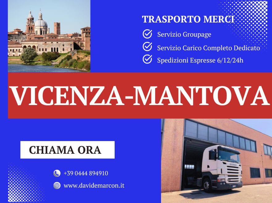 trasporto merci da e per vicenza mantova davide marcon azienda di autotrasporti a vicenza