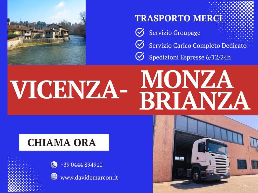 trasporto merci da e per vicenza monza brianza davide marcon azienda di autotrasporti a vicenza