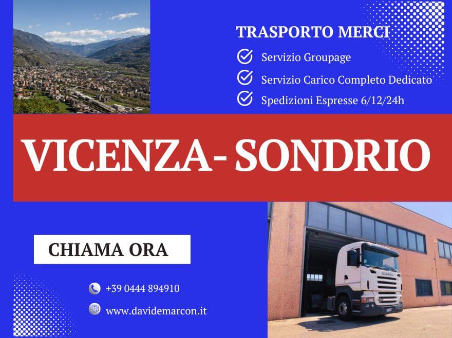 trasporto merci da e per sondrio davide marcon azienda di autotrasporti a vicenza